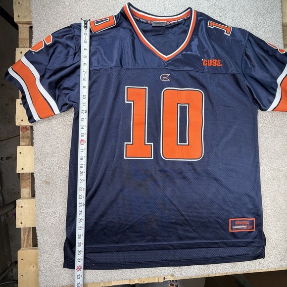 Syracuse Orange Jersey Men XL Blue Colosseum Athletic Football #10 Stitched - Picture 3 of 9